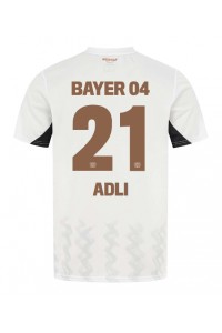 Bayer Leverkusen Amine Adli #21 Voetbaltruitje Uit tenue 2024-25 Korte Mouw